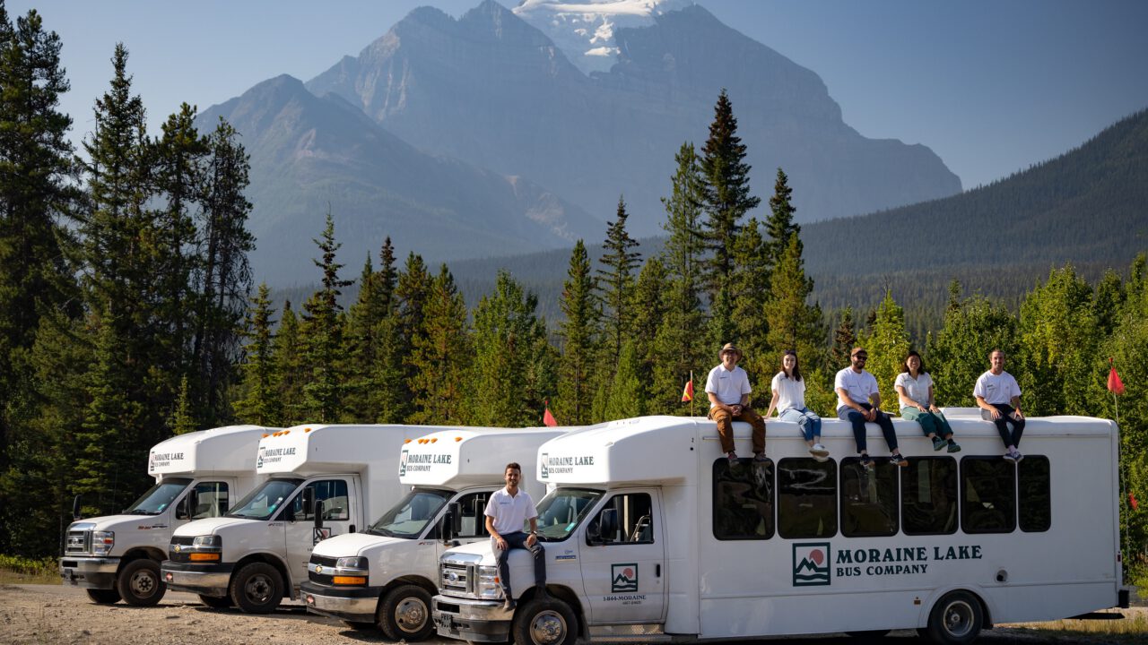 Moraine Lake Bus Company shuttle driver