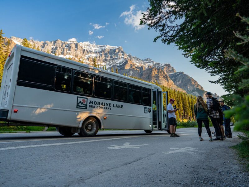 Parking at Lake Louise in Banff National Park