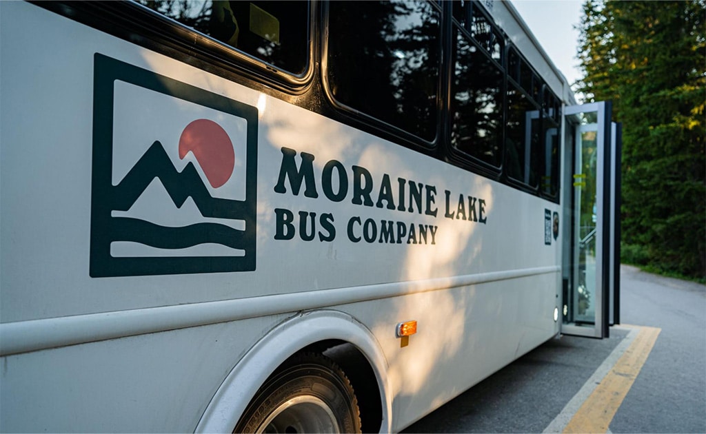 Moraine Lake Bus Company bus