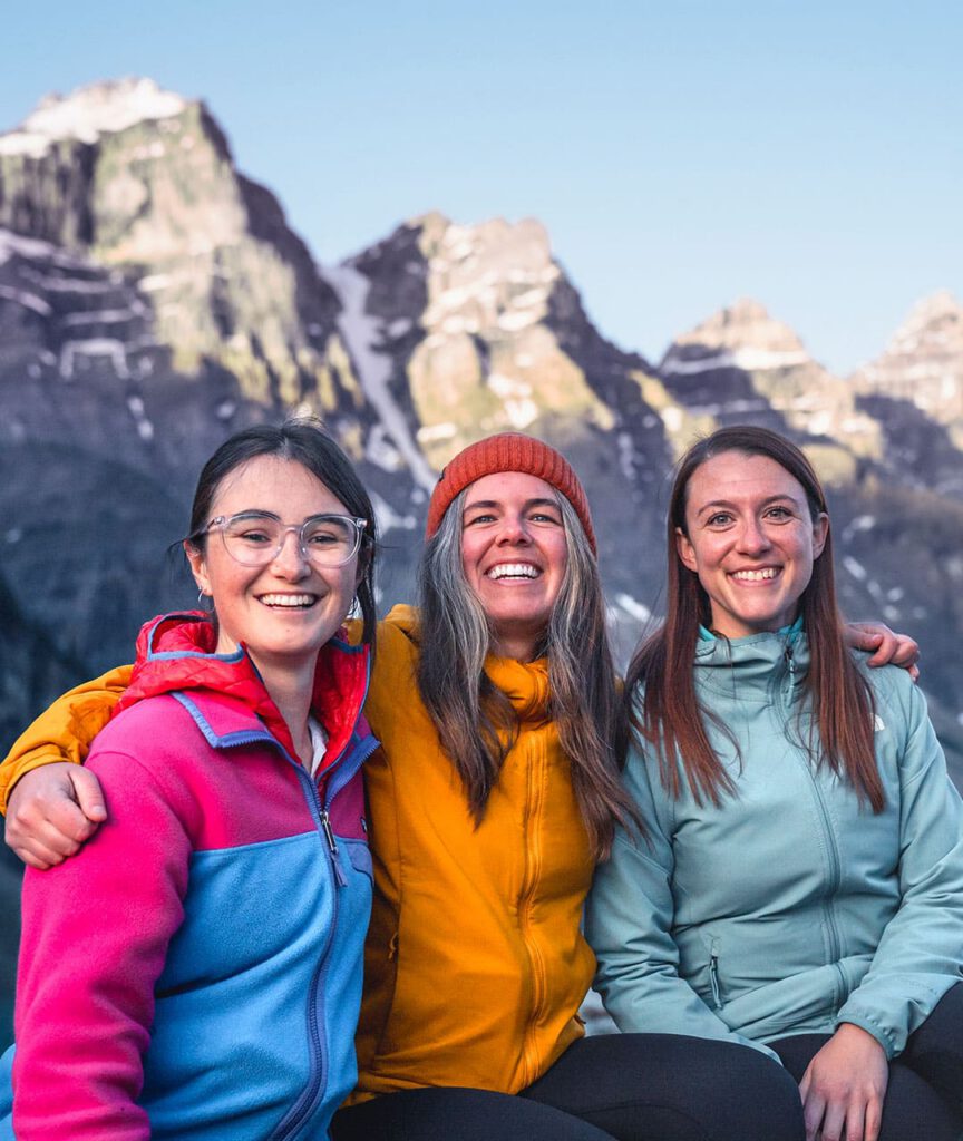Guests at Moraine Lake and Lake Louise