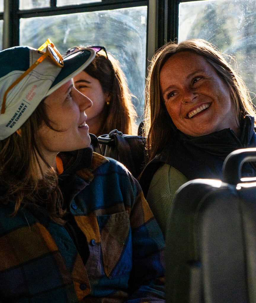 Guests at Moraine Lake and Lake Louise